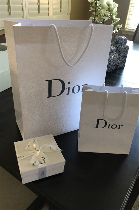 dior shopping bags